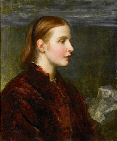 Panna Eliza Ann Ogilvy, 1866 autorstwa George Frederick Watts