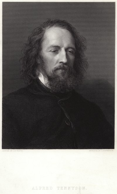 Portret Alfreda, Lorda Tennysona autorstwa George Frederick Watts