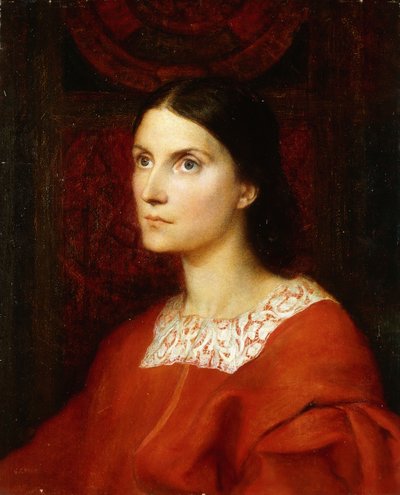Portret Lady Wolverton, z domu Georgina Tufnell, autorstwa George Frederick Watts