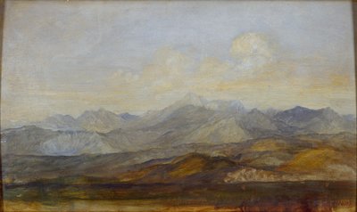 Góry Carrara z Pizy, 1845-1846 autorstwa George Frederick Watts