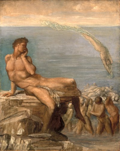 Geniusz poezji greckiej, 1878 autorstwa George Frederick Watts