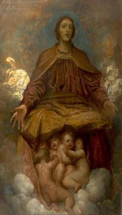 Duch chrześcijaństwa, 1872-75 autorstwa George Frederick Watts