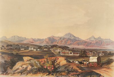 Somerset, obejmujący farmy Hottentot Holland i wioskę Somerset-West autorstwa George French Angas