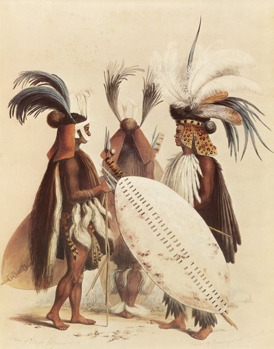 Armia zuluska autorstwa George French Angas