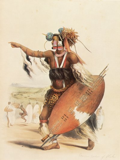 Utimuni, bratanek króla autorstwa George French Angas