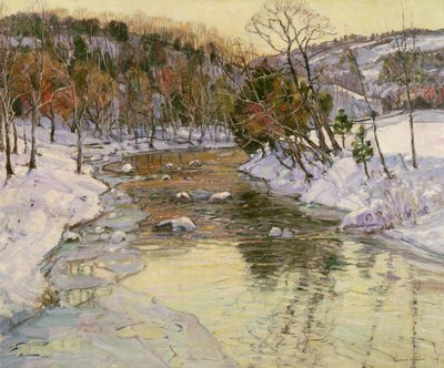 Zimowy krajobraz autorstwa George Gardner Symons