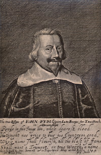 John Pym, angielski polityk parlamentarny, c1644 1894 autorstwa George Glover