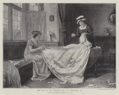Wigilia ślubu autorstwa George Goodwin Kilburne