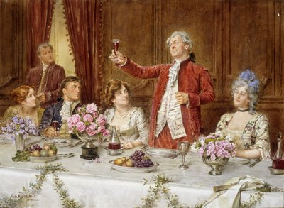 Król! autorstwa George Goodwin Kilburne