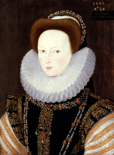 Anne Knollys, 1582 autorstwa George Gower