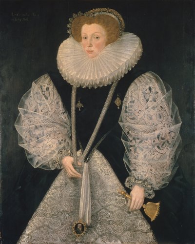 Mary Cornwallis, ok. 1580-85 (olej na desce) autorstwa George Gower