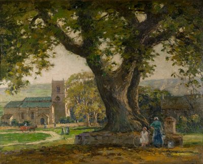 Wensley Village, Yorkshire autorstwa George Graham
