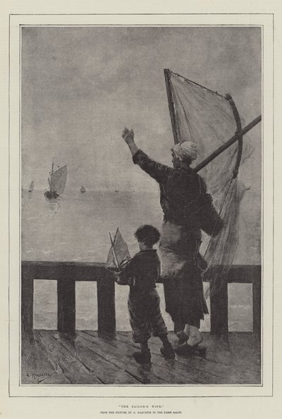 Żona marynarza autorstwa George Haquette
