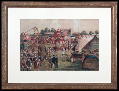 Jarmark Croydon, 1833 (kredka) autorstwa George Hawkins