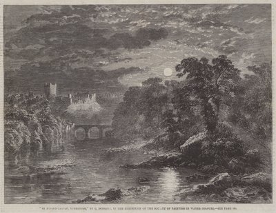 Zamek Richmond, Yorkshire autorstwa George Haydock Dodgson