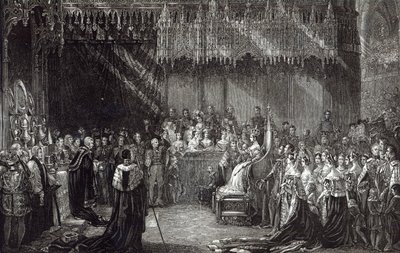 Koronacja Królowej autorstwa George Hayter