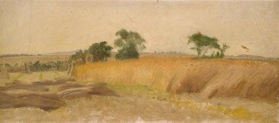 Studium pola kukurydzy, połowa XIX wieku autorstwa George Heming Mason