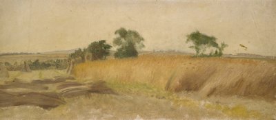 Badanie pola kukurydzy autorstwa George Hemming Mason