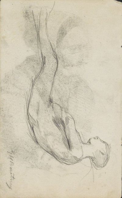 Leżąc nago autorstwa George Hendrik Breitner (signed by artist)