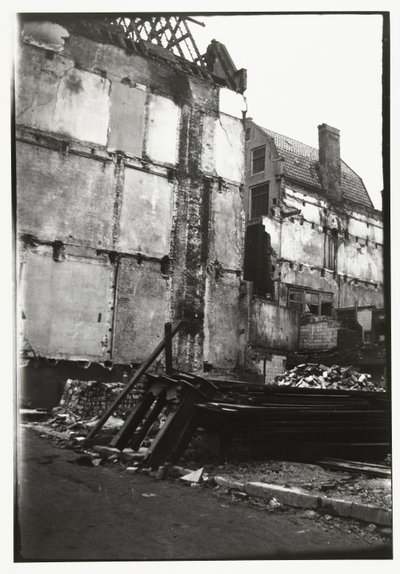 Rozbiórka na ulicy w Amsterdamie autorstwa George Hendrik Breitner