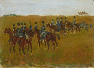 Artyleria na manewrach autorstwa George Hendrik Breitner