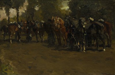 Kawaleria w spoczynku autorstwa George Hendrik Breitner