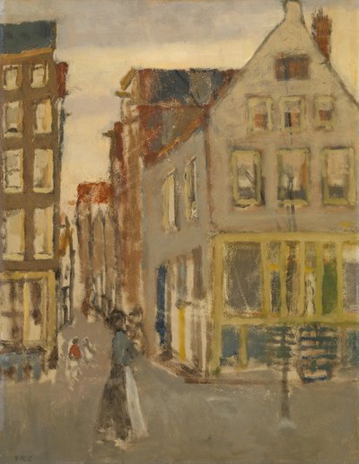 Lauriergracht przy Tweede Laurierdwarsstraat autorstwa George Hendrik Breitner