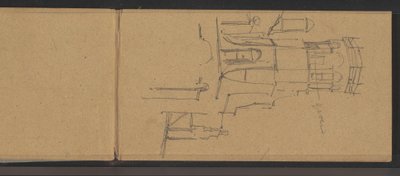 Ansicht des Turms des Landguts Torenzicht in Poeldijk autorstwa George Hendrik Breitner