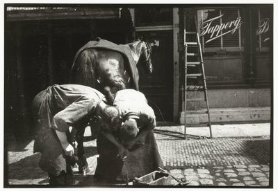 Kowal w pracy z koniem autorstwa George Hendrik Breitner