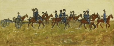 Huzarzy na manewrach autorstwa George Hendrik Breitner
