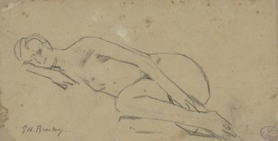 Leżąca naga kobieta autorstwa George Hendrik Breitner