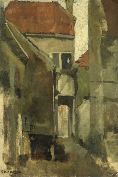 Sąsiednia ulica w Rijswijk niedaleko Hagi autorstwa George Hendrik Breitner