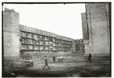 Nowa konstrukcja na Overtoom w Amsterdamie autorstwa George Hendrik Breitner