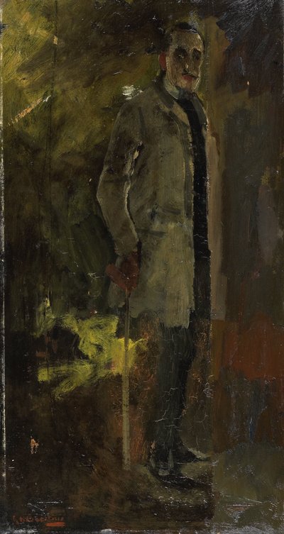 Portret Floris Verster autorstwa George Hendrik Breitner