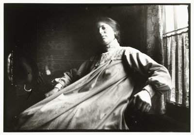 Portret nieznanej kobiety w domu Breitnera autorstwa George Hendrik Breitner