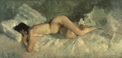 Leżąca nago autorstwa George Hendrik Breitner