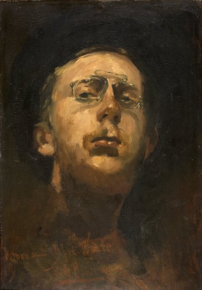 Autoportret z pince-nezem  autorstwa George Hendrik Breitner