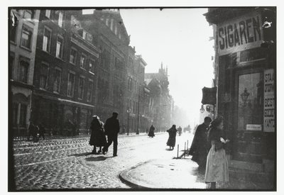 Widok ulicy w Rotterdamie autorstwa George Hendrik Breitner