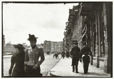 Widok ulicy Rokin w Amsterdamie autorstwa George Hendrik Breitner