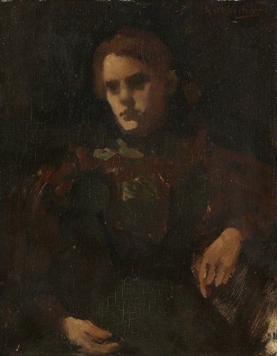 Studium według modelu (Geesje Kwak?) autorstwa George Hendrik Breitner