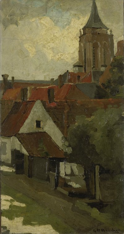 Wieża Gorkum autorstwa George Hendrik Breitner