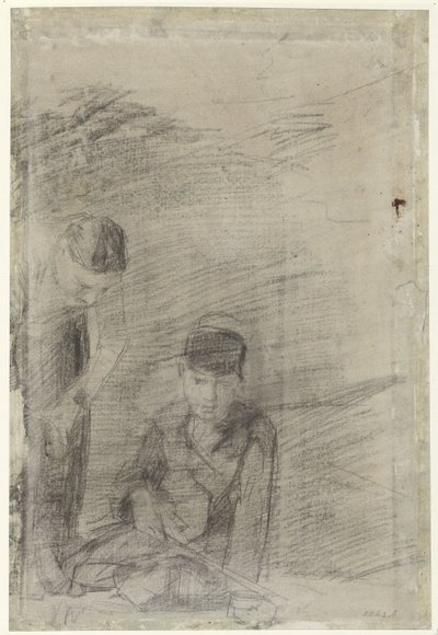 Dwóch chłopców grających autorstwa George Hendrik Breitner