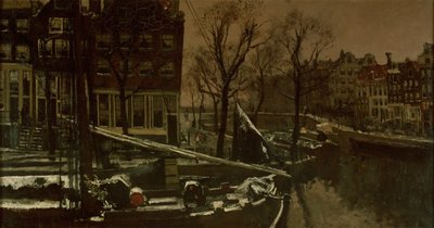 Zima w Amsterdamie autorstwa George Hendrik Breitner