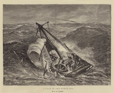 Wicher na Morzu Północnym autorstwa George Henry Andrews