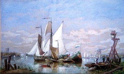 Łodzie autorstwa George Henry Andrews