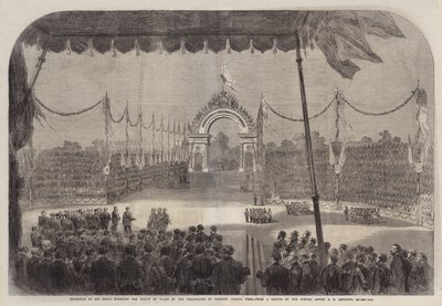 Przyjęcie Jego Królewskiej Wysokości Księcia Walii przez mieszkańców Toronto, Kanada Zachodnia autorstwa George Henry Andrews