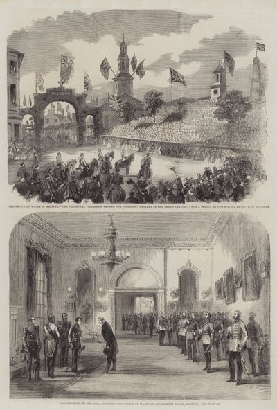 Królewska wizyta w Kanadzie autorstwa George Henry Andrews