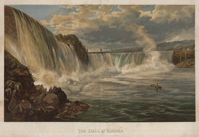 Wodospad Niagara (chromolit) autorstwa George Henry Andrews