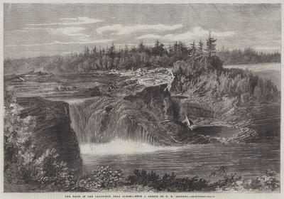 Wodospady Chaudiere, niedaleko Quebecu autorstwa George Henry Andrews