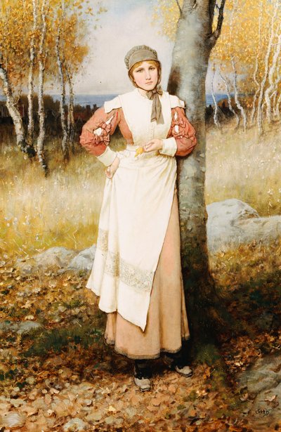 Róża w Nowej Anglii autorstwa George Henry Boughton